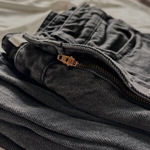 H&M Black wide leg jeans